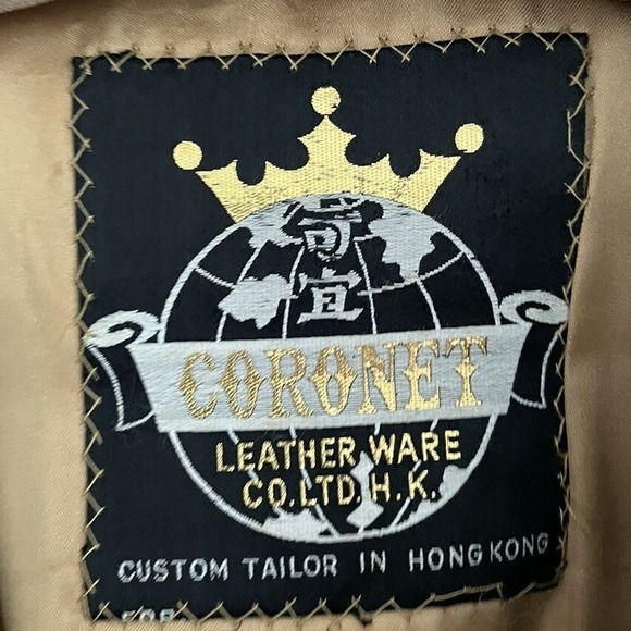 Vintage 70s Mouton Fur Long Coat Suede Stripe Shearling Retro Boho Glam XXS READ - Picture 7 of 16